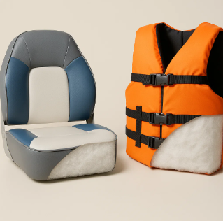 Marine Boat Cushions and Life Jackets
